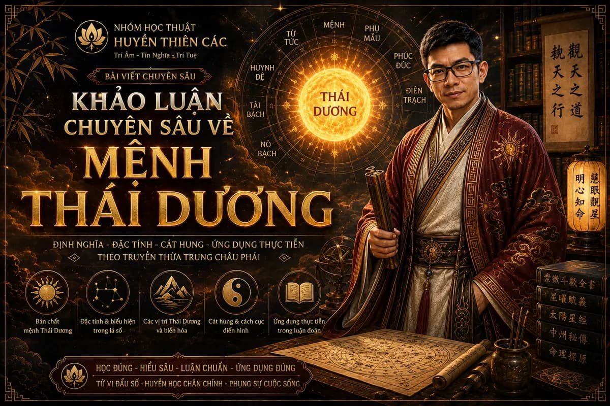 Sao Thái Dương Là Gì? Giải Mã Chi Tiết Ý Nghĩa Của Thái Dương Trong Tử Vi Đẩu Số