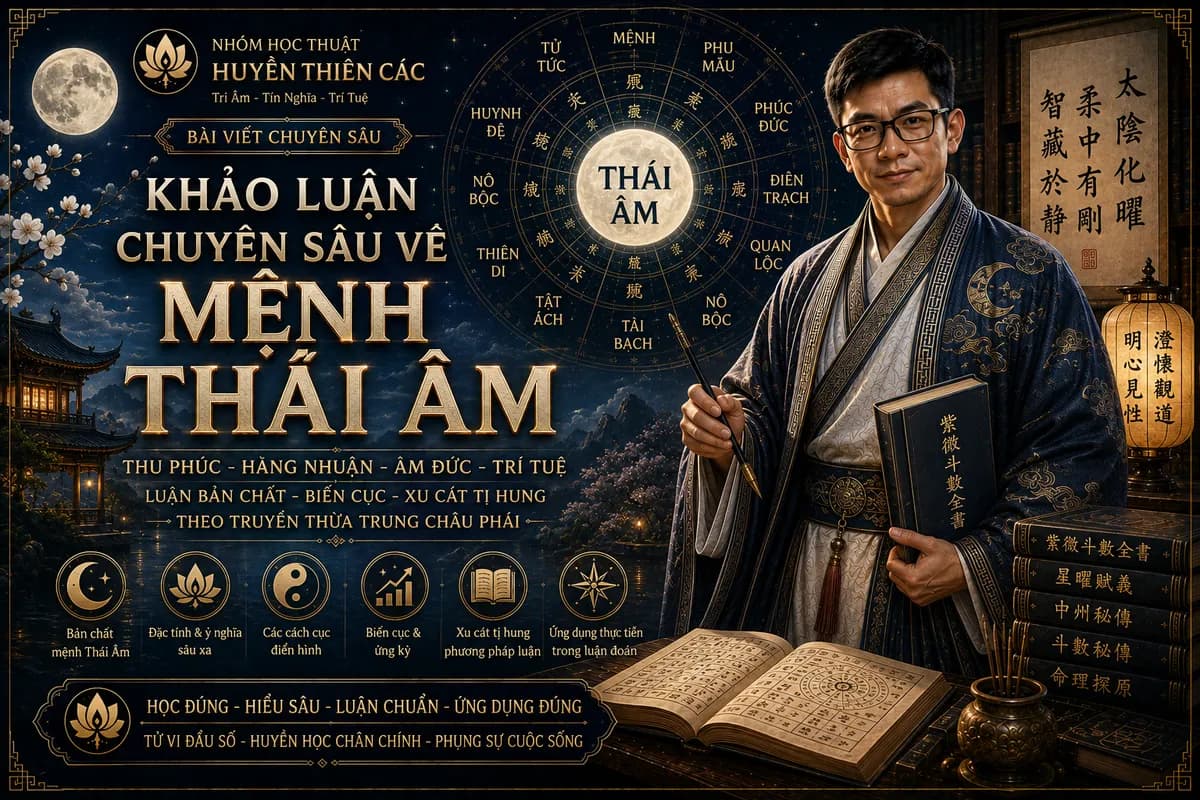 Sao Thái Âm Là Gì? Giải Mã Chi Tiết Ý Nghĩa Của Thái Âm Trong Tử Vi Đẩu Số