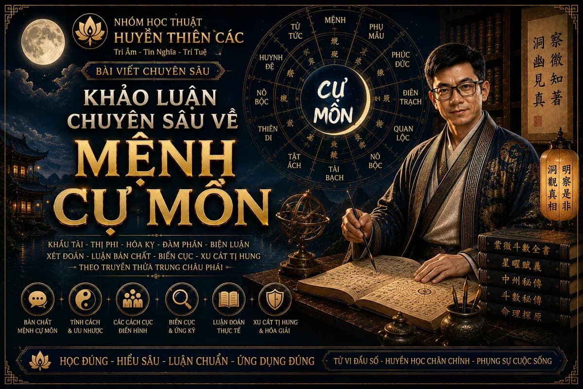 Sao Cự Môn Là Gì? Giải Mã Chi Tiết Ý Nghĩa Của Cự Môn Trong Tử Vi Đẩu Số