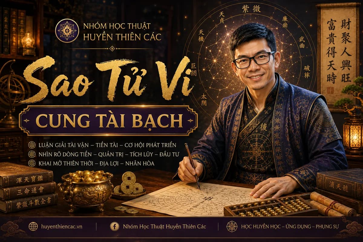 Luận Giải Chi Tiết Sao Tử Vi Tọa Thủ Cung Tài Bạch