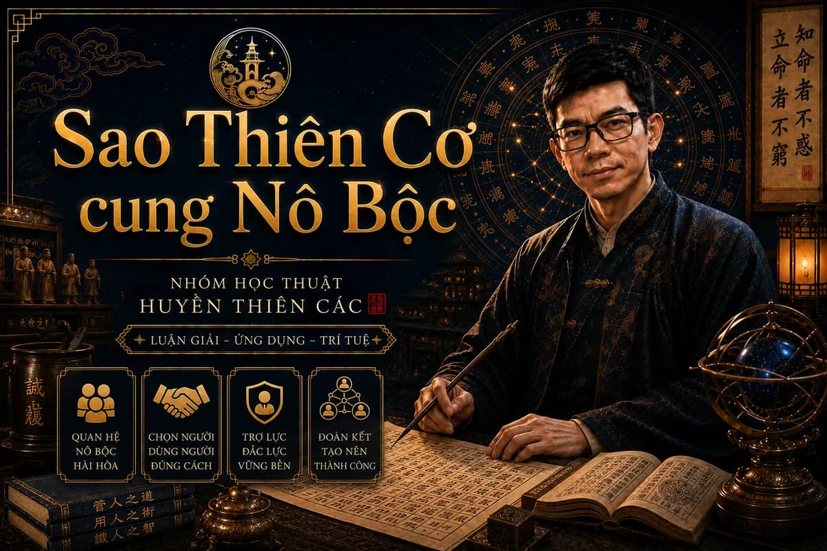 Luận Giải Chi Tiết Sao Thiên Cơ Tọa Thủ Cung Nô Bộc