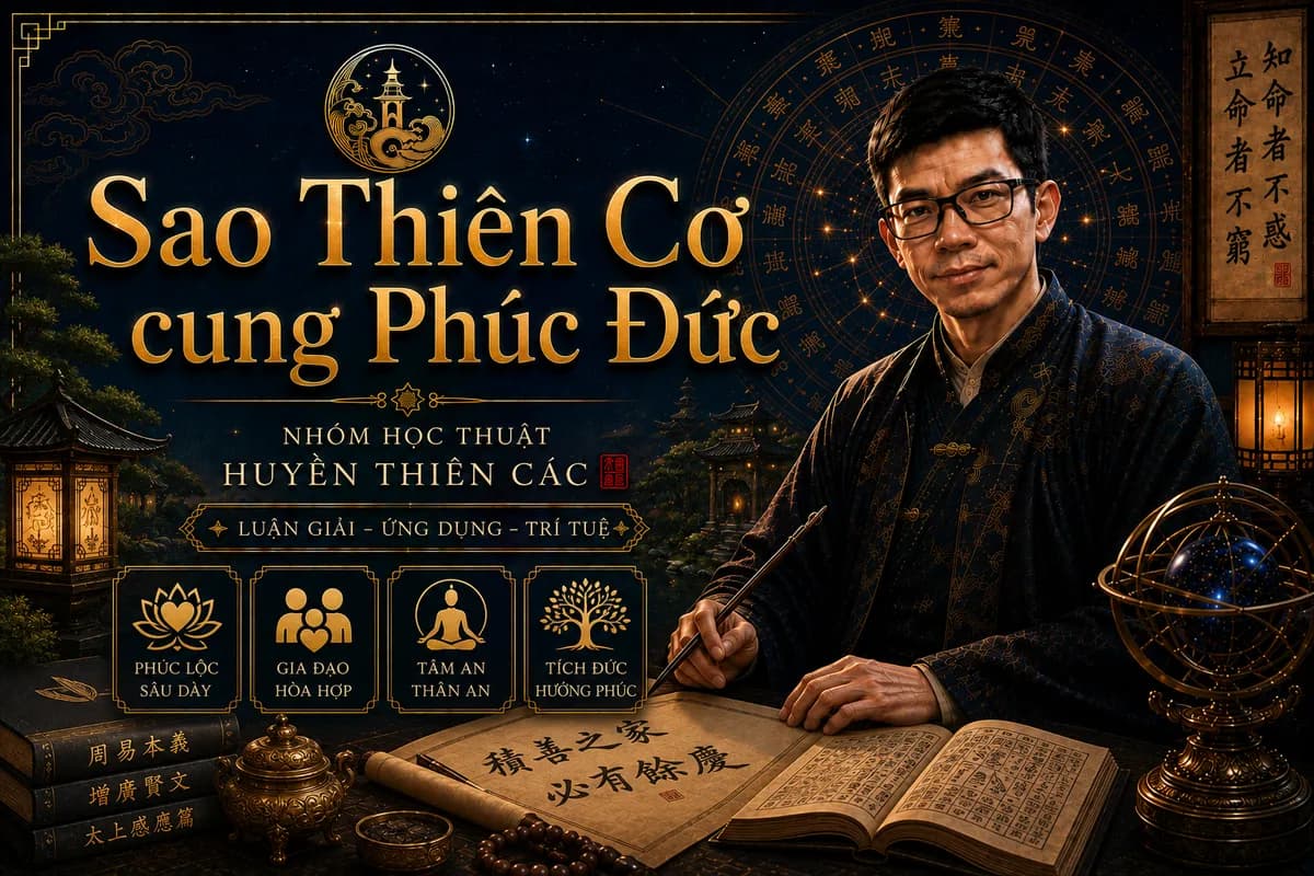 Luận Giải Chi Tiết Sao Thiên Cơ Tọa Thủ Cung Phúc Đức