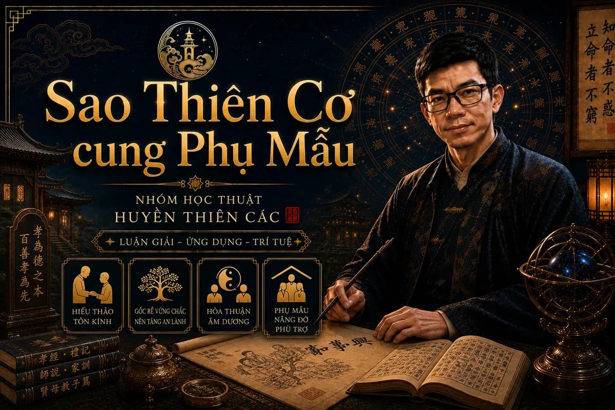 Luận Giải Chi Tiết Sao Thiên Cơ Tọa Thủ Cung Phụ Mẫu