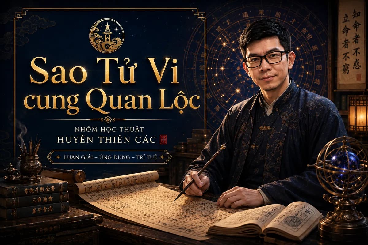 Luận Giải Chi Tiết Sao Tử Vi Tọa Thủ Cung Quan Lộc