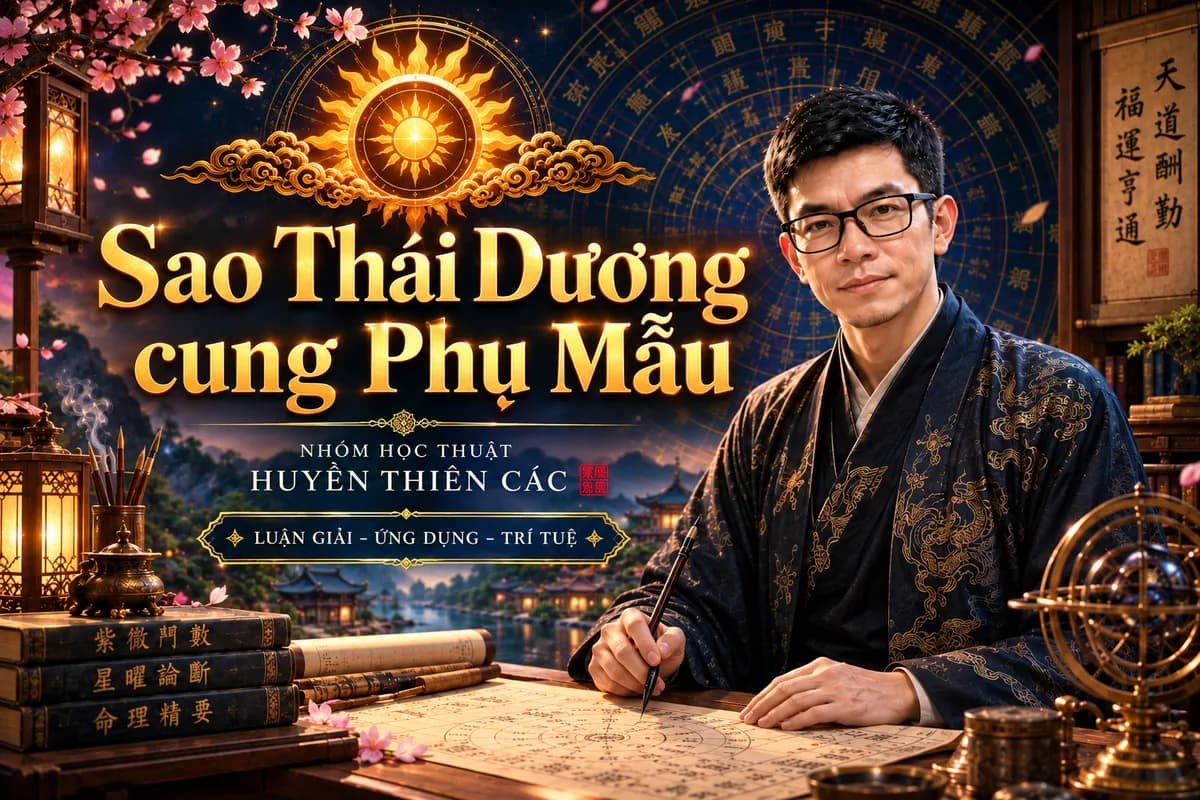 Luận Giải Chi Tiết Sao Thái Dương Tọa Thủ Cung Phụ Mẫu