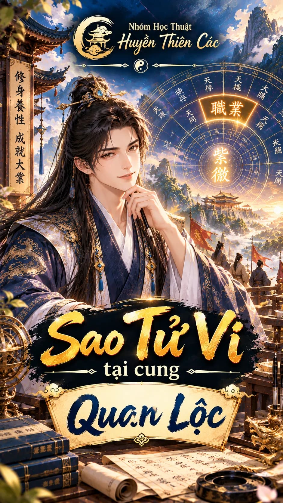 Sao Tử Vi tại cung Quan Lộc