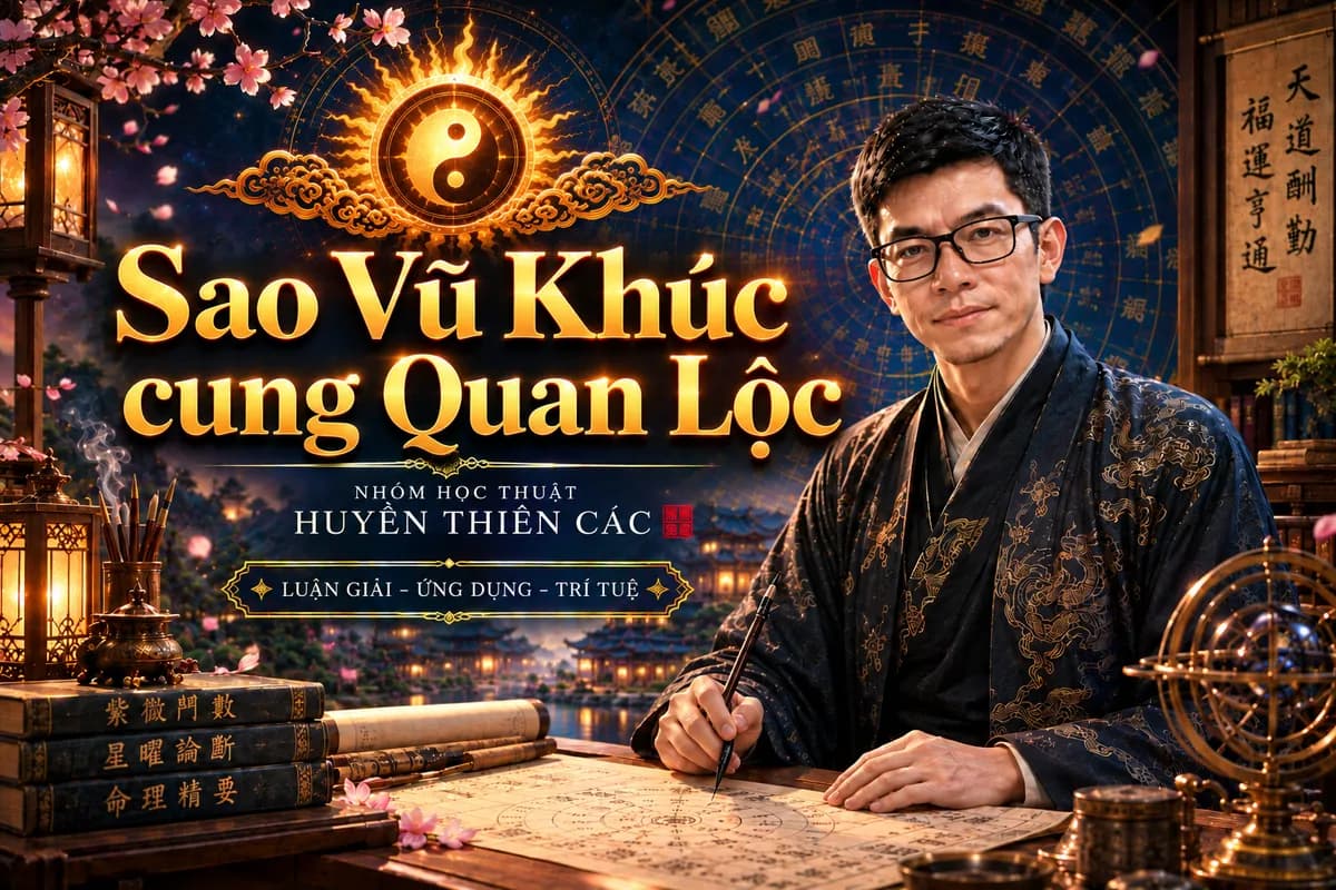 Luận Giải Chi Tiết Sao Vũ Khúc Tọa Thủ Cung Quan Lộc