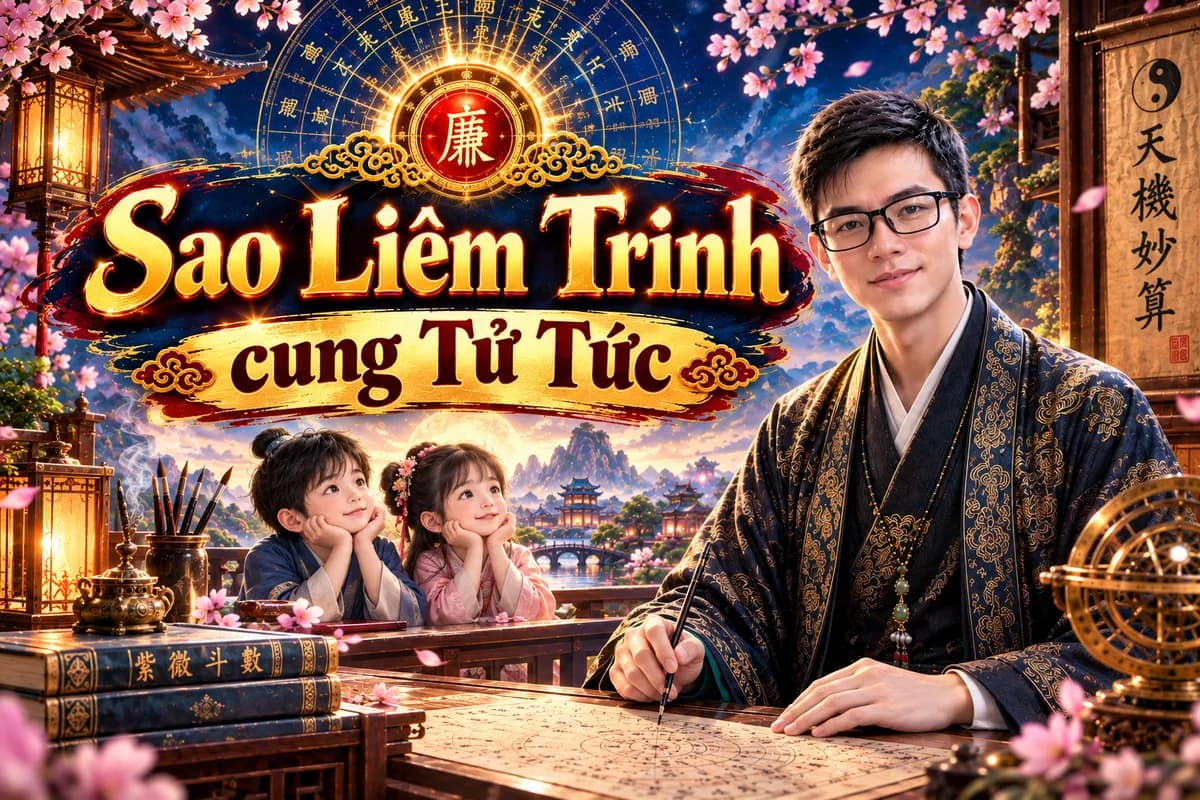 Luận Giải Chi Tiết Sao Liêm Trinh Tọa Thủ Cung Tử Tức