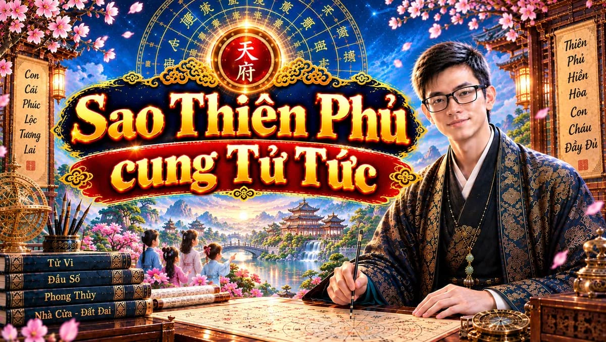 Luận Giải Chi Tiết Sao Thiên Phủ Tọa Thủ Cung Tử Tức