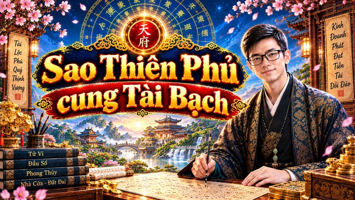 Luận Giải Chi Tiết Sao Thiên Phủ Tọa Thủ Cung Tài Bạch