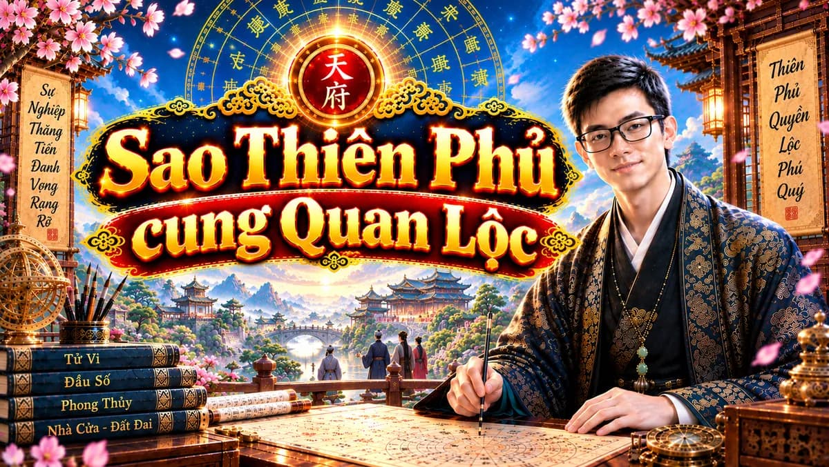 Luận Giải Chi Tiết Sao Thiên Phủ Tọa Thủ Cung Quan Lộc