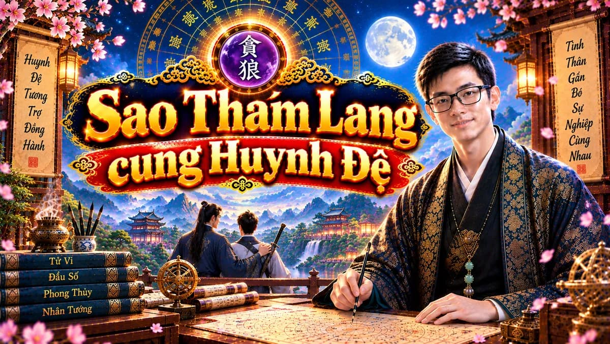 Luận Giải Chi Tiết Sao Tham Lang Tọa Thủ Cung Huynh Đệ