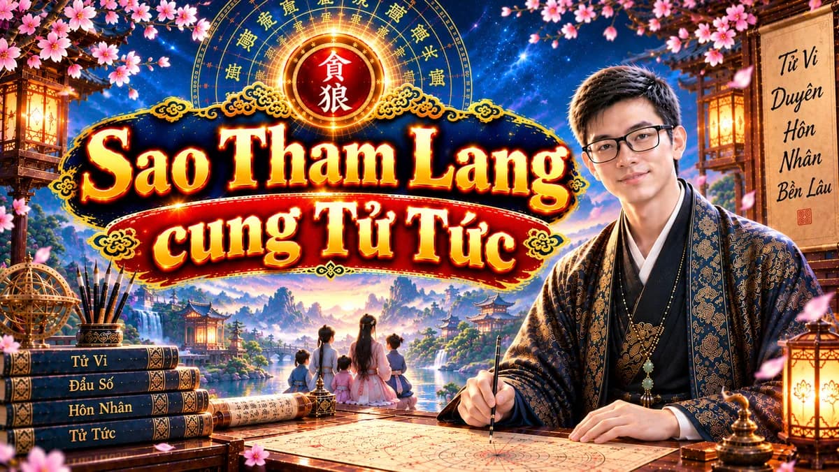 Luận Giải Chi Tiết Sao Tham Lang Tọa Thủ Cung Tử Tức