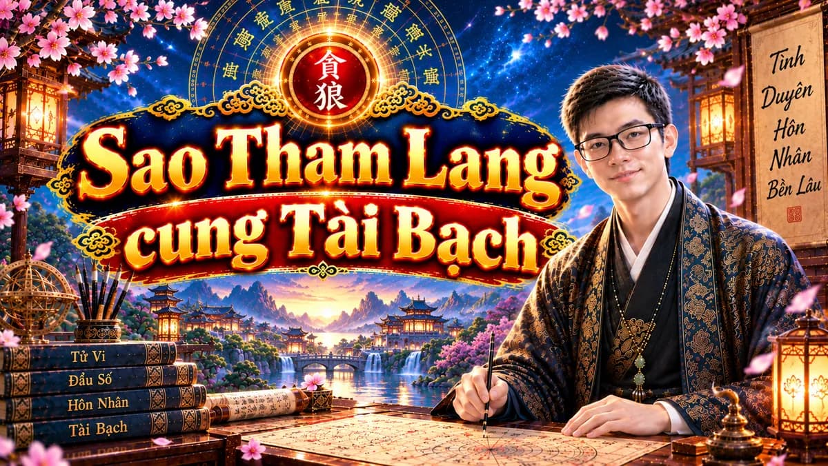 Luận Giải Chi Tiết Sao Tham Lang Tọa Thủ Cung Tài Bạch
