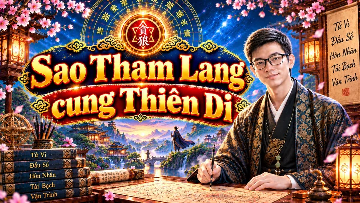 Luận Giải Chi Tiết Sao Tham Lang Tọa Thủ Cung Thiên Di