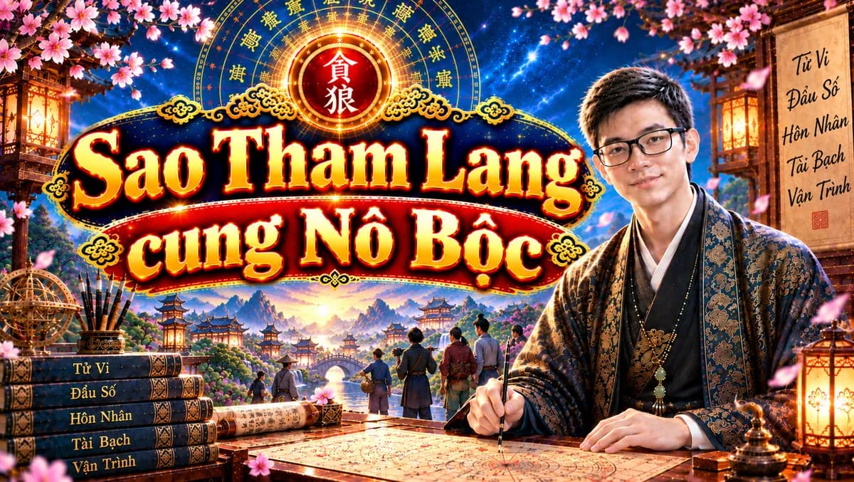 Luận Giải Chi Tiết Sao Tham Lang Tọa Thủ Cung Nô Bộc
