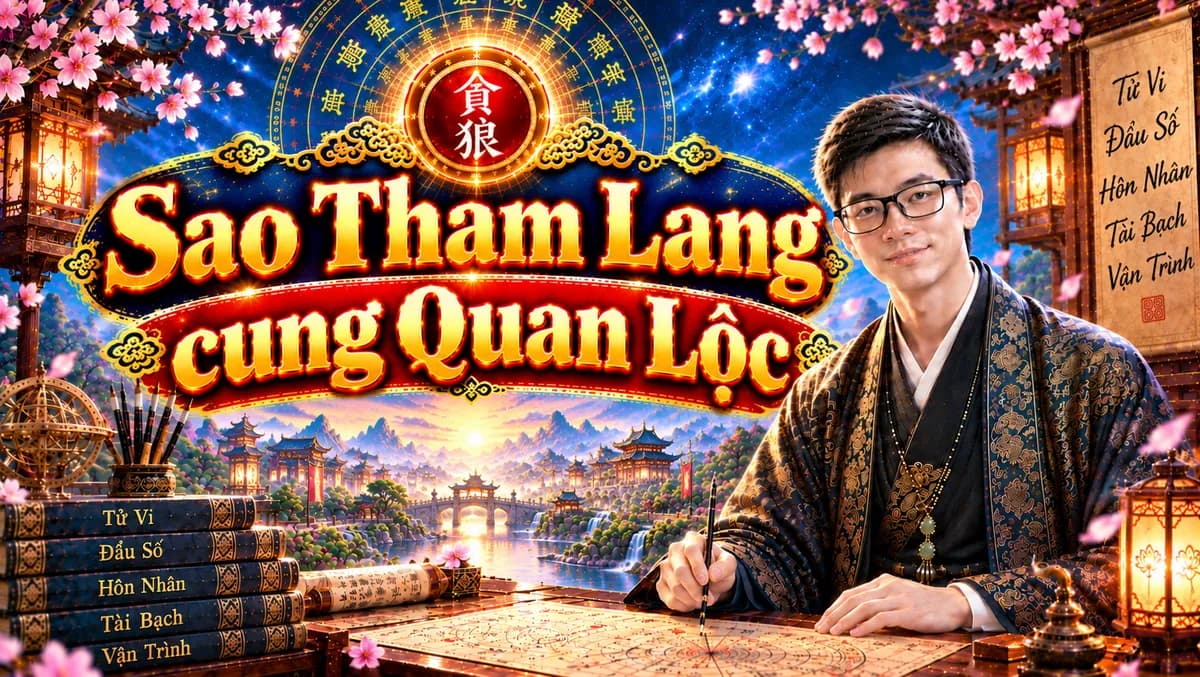Luận Giải Chi Tiết Sao Tham Lang Tọa Thủ Cung Quan Lộc