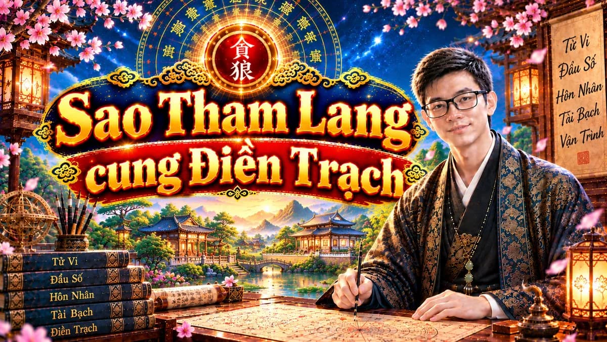 Luận Giải Chi Tiết Sao Tham Lang Tọa Thủ Cung Điền Trạch
