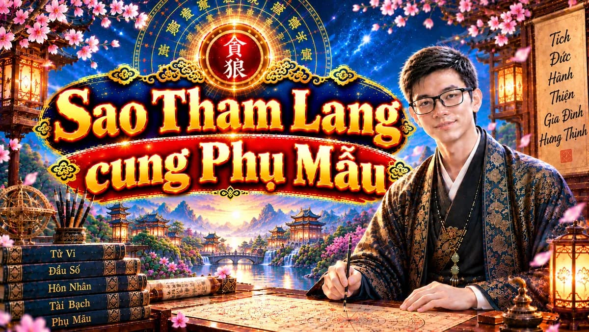 Luận Giải Chi Tiết Sao Tham Lang Tọa Thủ Cung Phụ Mẫu