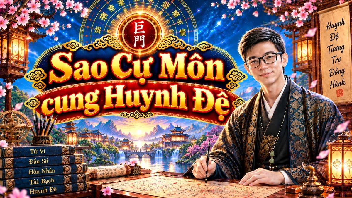 Luận Giải Chi Tiết Sao Cự Môn Tọa Thủ Cung Huynh Đệ