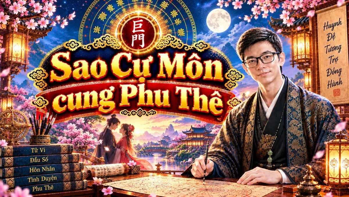 Luận Giải Chi Tiết Sao Cự Môn Tọa Thủ Cung Phu Thê
