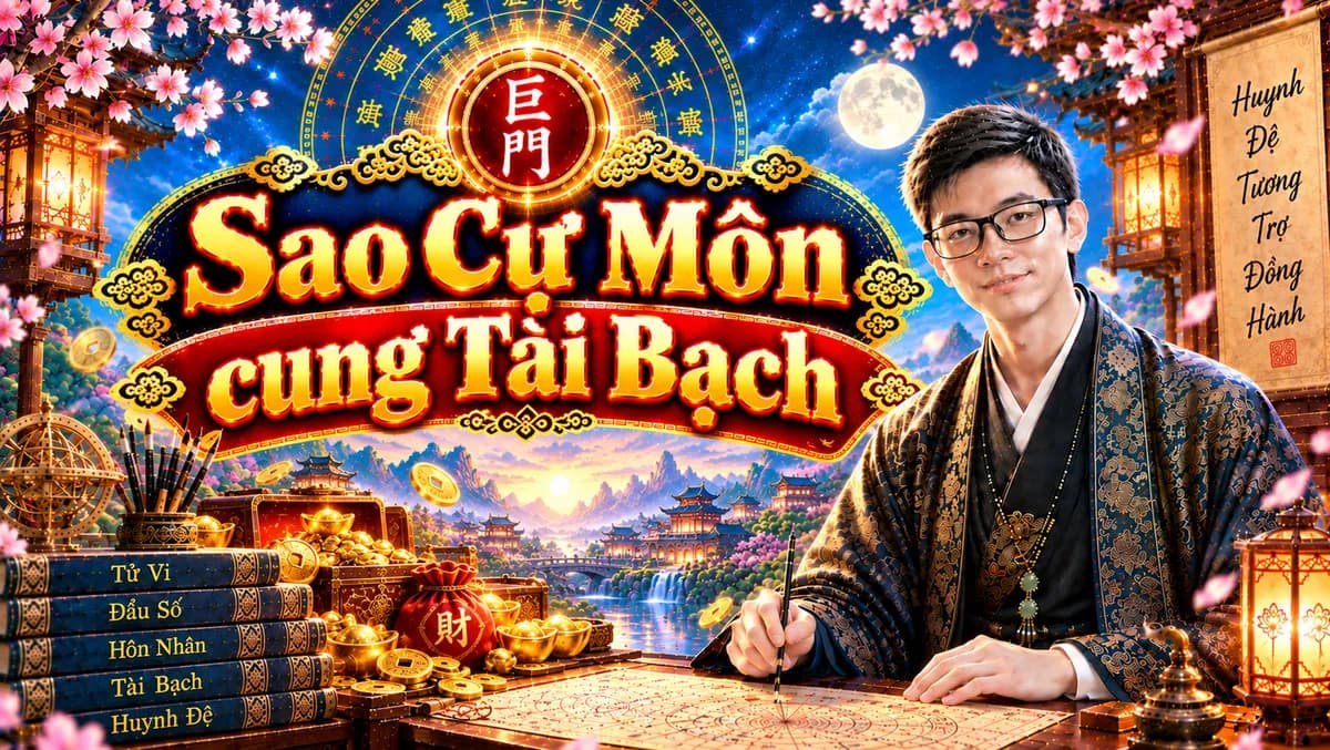 Luận Giải Chi Tiết Sao Cự Môn Tọa Thủ Cung Tài Bạch