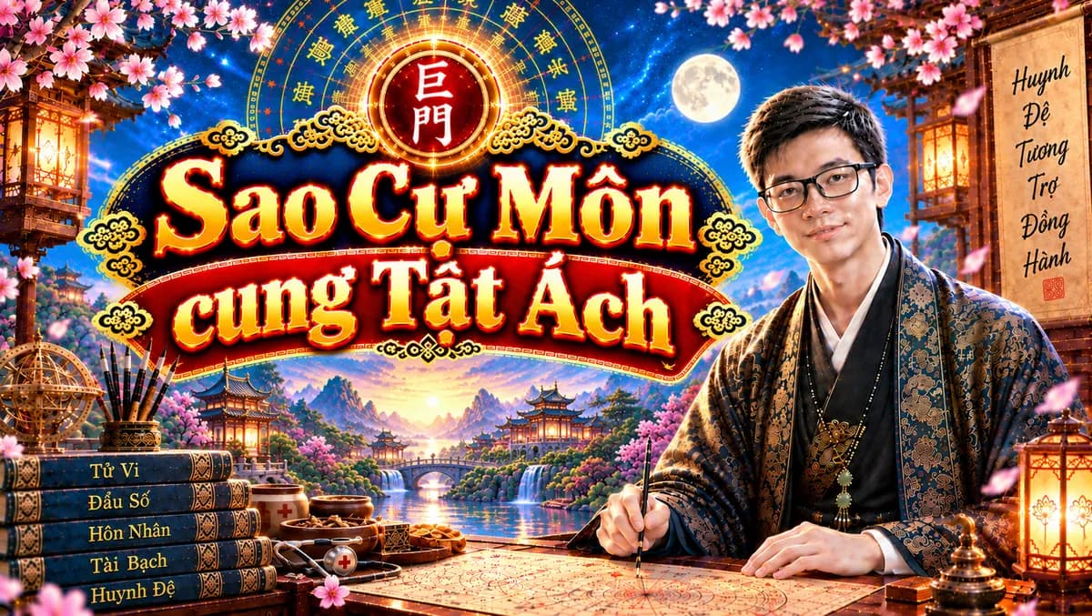 Luận Giải Chi Tiết Sao Cự Môn Tọa Thủ Cung Tật Ách
