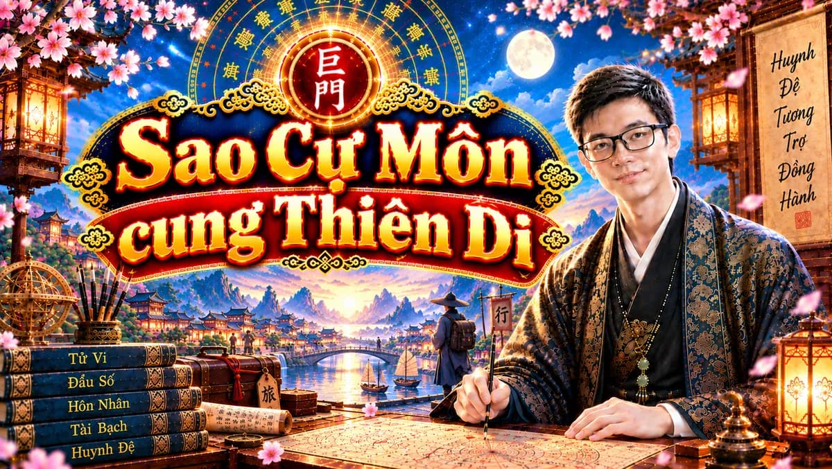 Luận Giải Chi Tiết Sao Cự Môn Tọa Thủ Cung Thiên Di