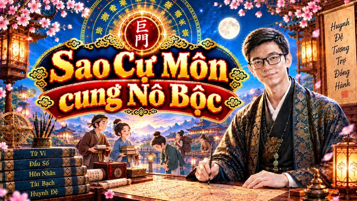 Luận Giải Chi Tiết Sao Cự Môn Tọa Thủ Cung Nô Bộc