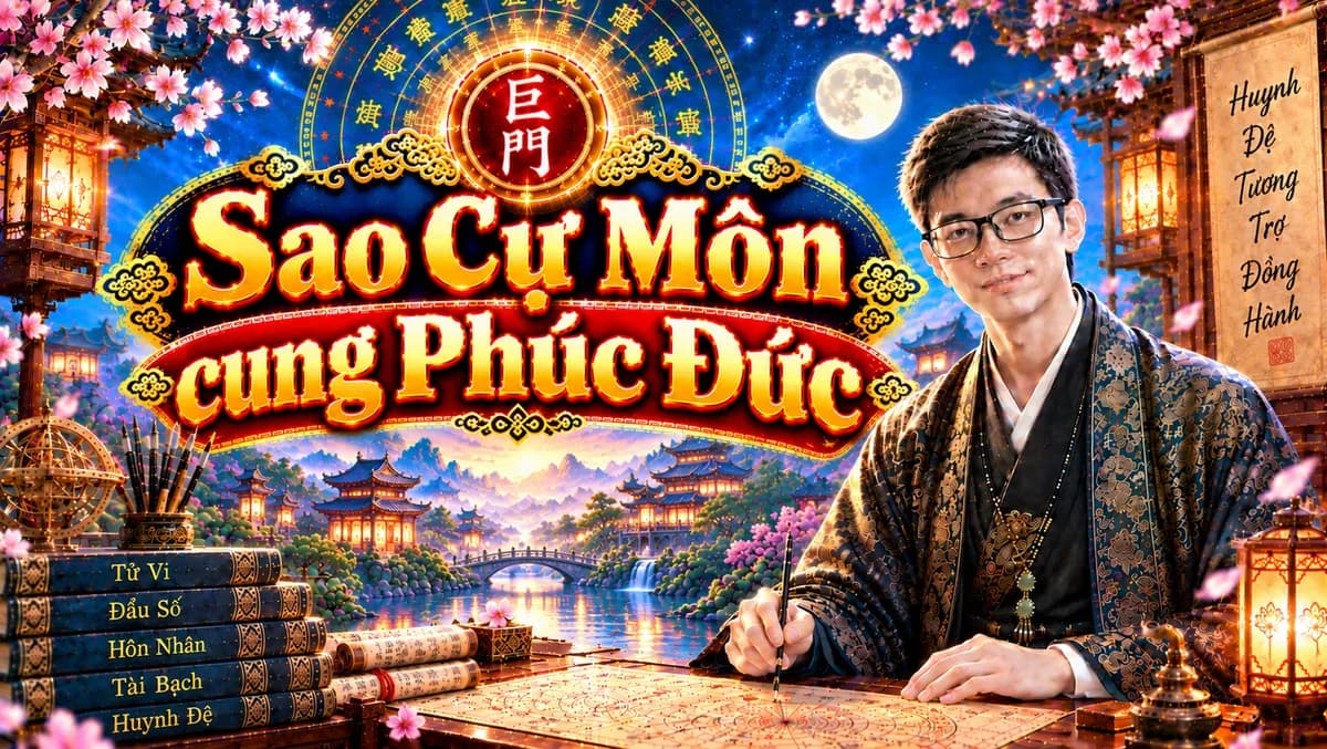 Luận Giải Chi Tiết Sao Cự Môn Tọa Thủ Cung Phúc Đức