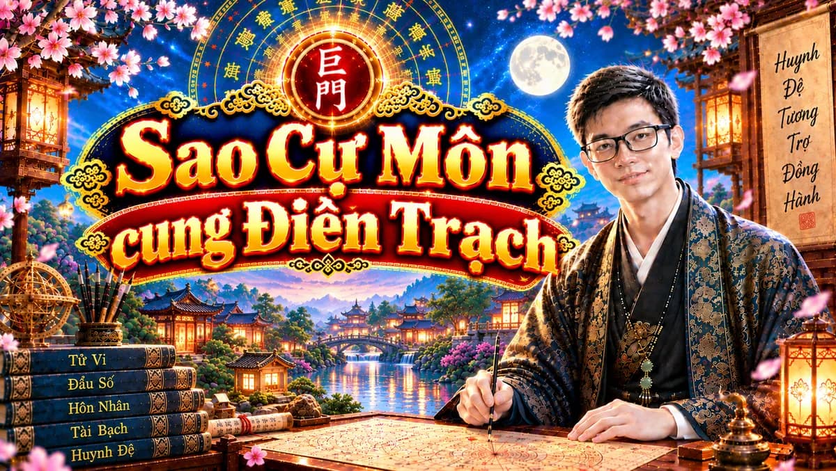 Luận Giải Chi Tiết Sao Cự Môn Tọa Thủ Cung Điền Trạch