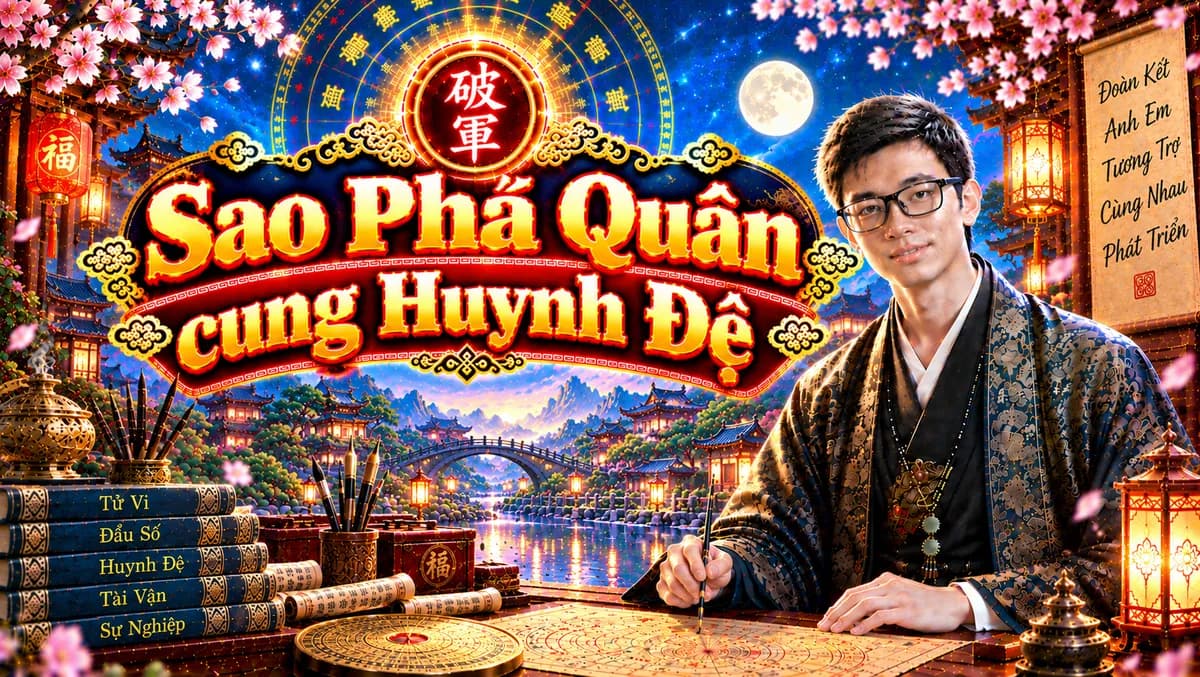 Luận Giải Chi Tiết Sao Phá Quân Tọa Thủ Cung Huynh Đệ