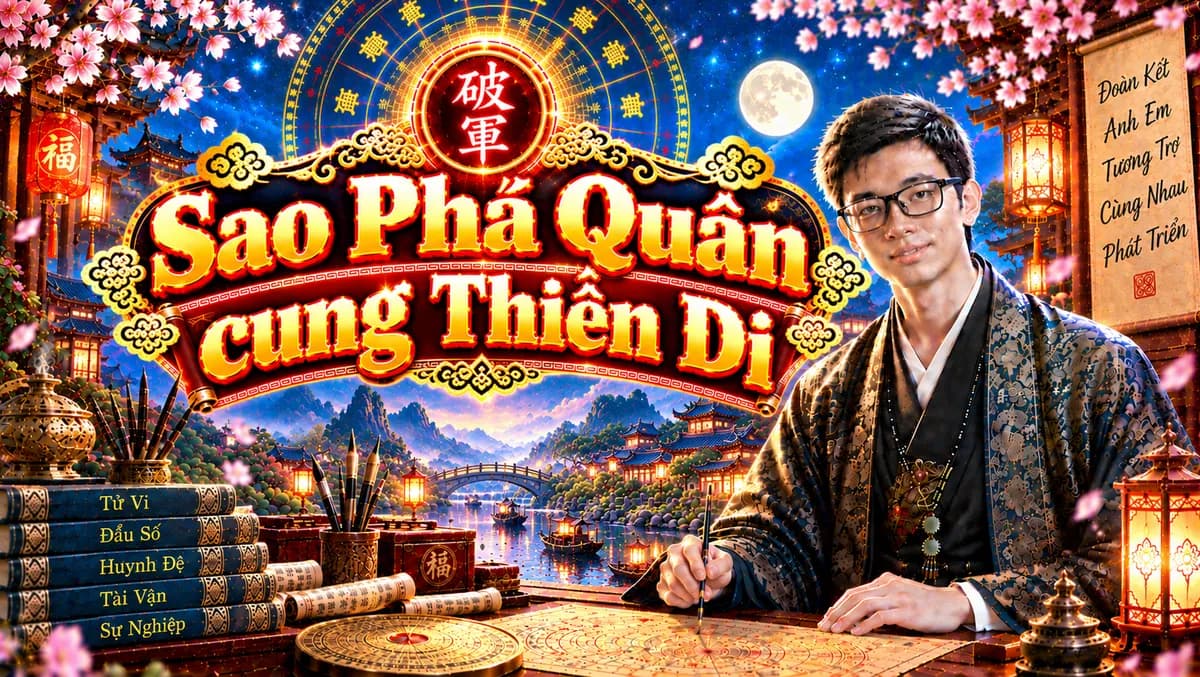 Luận Giải Chi Tiết Sao Phá Quân Tọa Thủ Cung Thiên Di