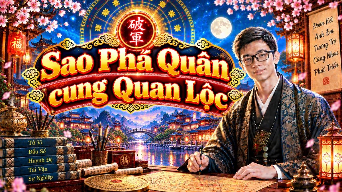 Luận Giải Chi Tiết Sao Phá Quân Tọa Thủ Cung Quan Lộc