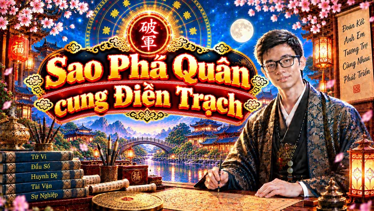 Luận Giải Chi Tiết Sao Phá Quân Tọa Thủ Cung Điền Trạch