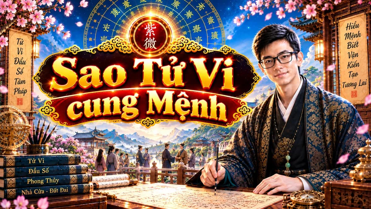 Luận Giải Chi Tiết Sao Tử Vi Tọa Thủ Cung Mệnh