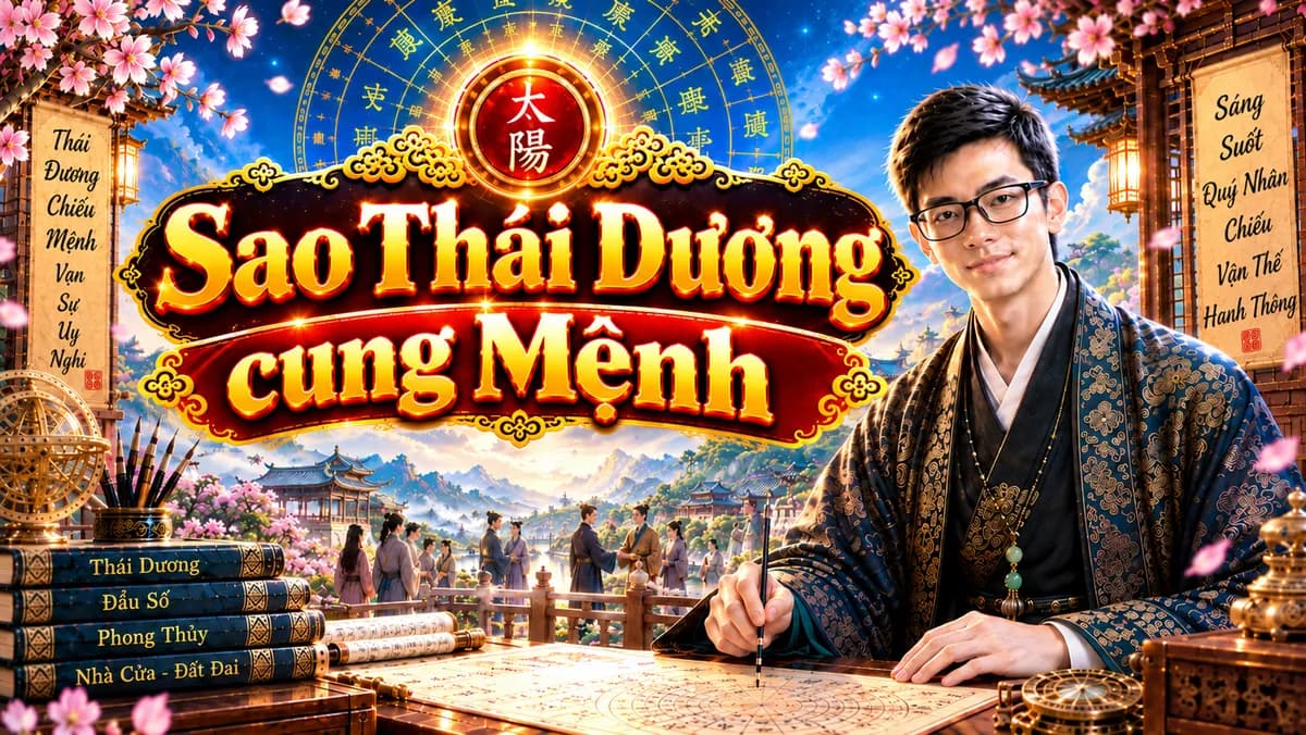 Luận Giải Chi Tiết Sao Thái Dương Tọa Thủ Cung Mệnh