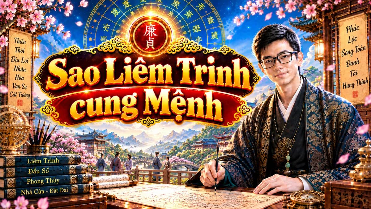 Luận Giải Chi Tiết Sao Liêm Trinh Tọa Thủ Cung Mệnh