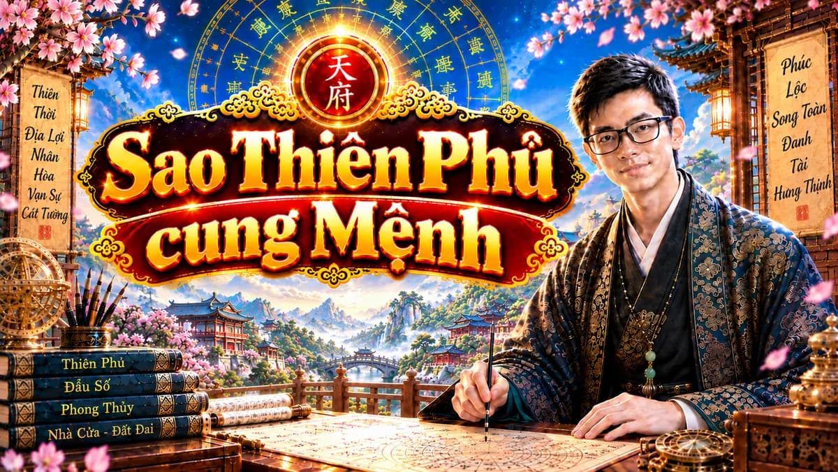 Luận Giải Chi Tiết Sao Thiên Phủ Tọa Thủ Cung Mệnh