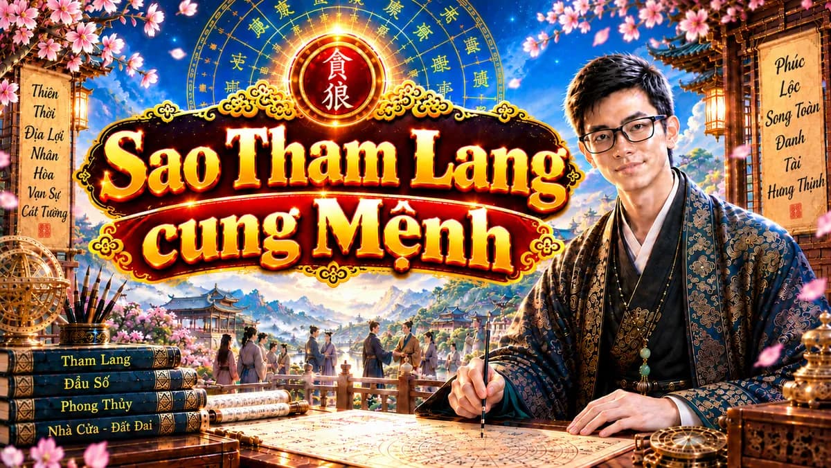 Luận Giải Chi Tiết Sao Tham Lang Tọa Thủ Cung Mệnh