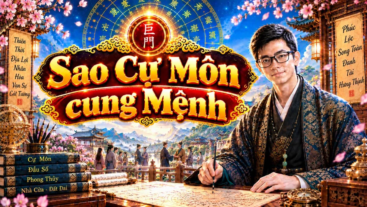 Luận giải chuyên sâu về mệnh Cự Môn tại cung Tỵ