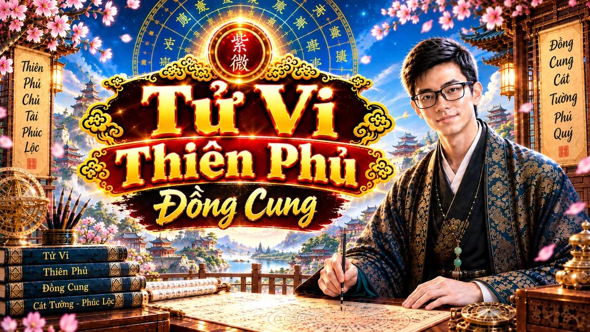 Luận giải chi tiết về Tử Vi Thiên Phủ Đồng Cung