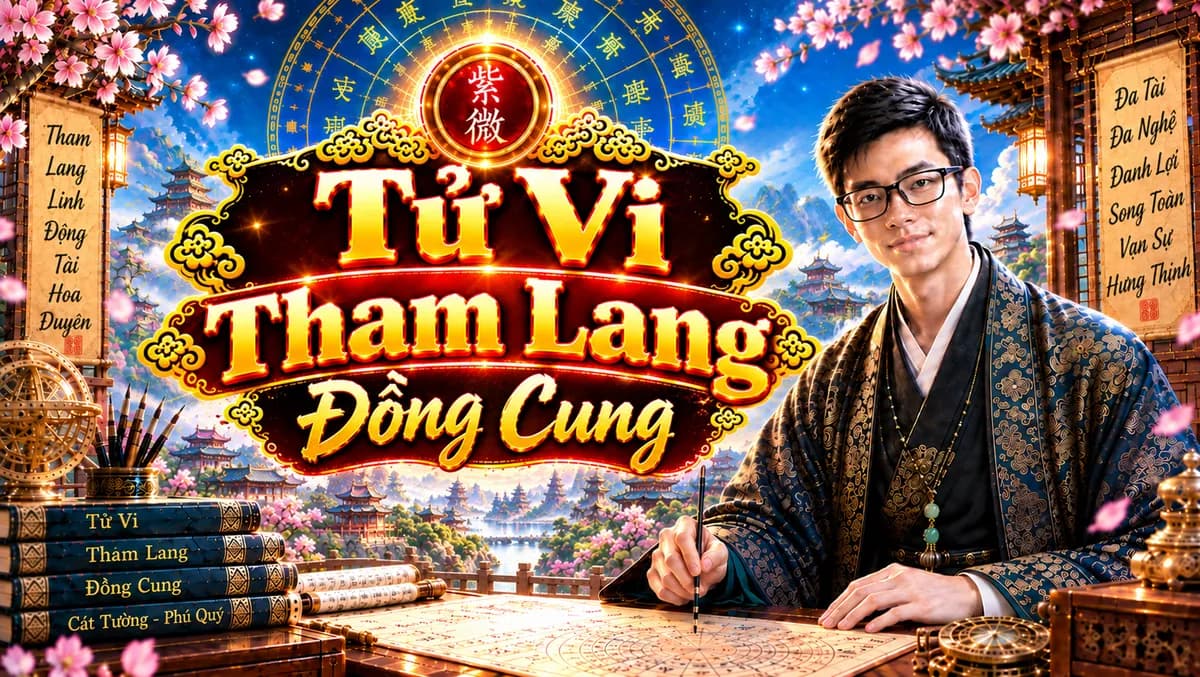 Luận giải chi tiết về Tử Vi Tham Lang Đồng Cung