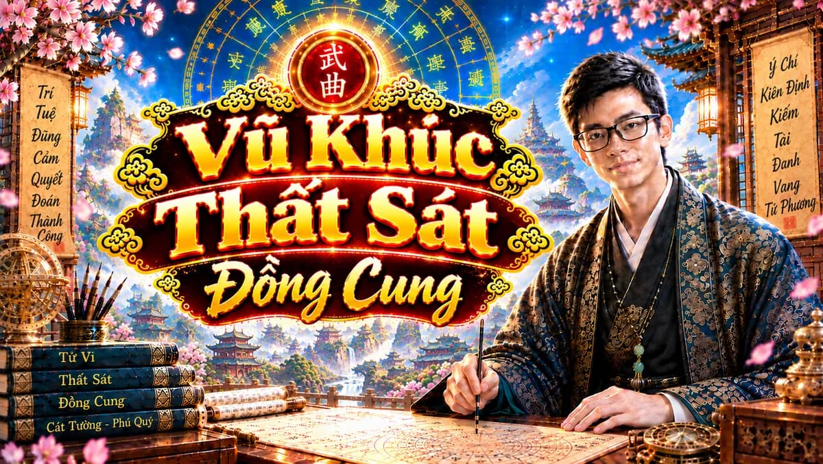 Luận giải chuyên sâu mệnh Vũ Khúc Thất Sát tại cung Dậu