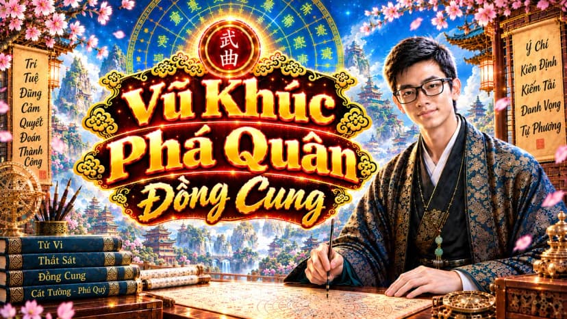 Luận giải chuyên sâu mệnh Vũ Khúc Phá Quân tại cung Hợi