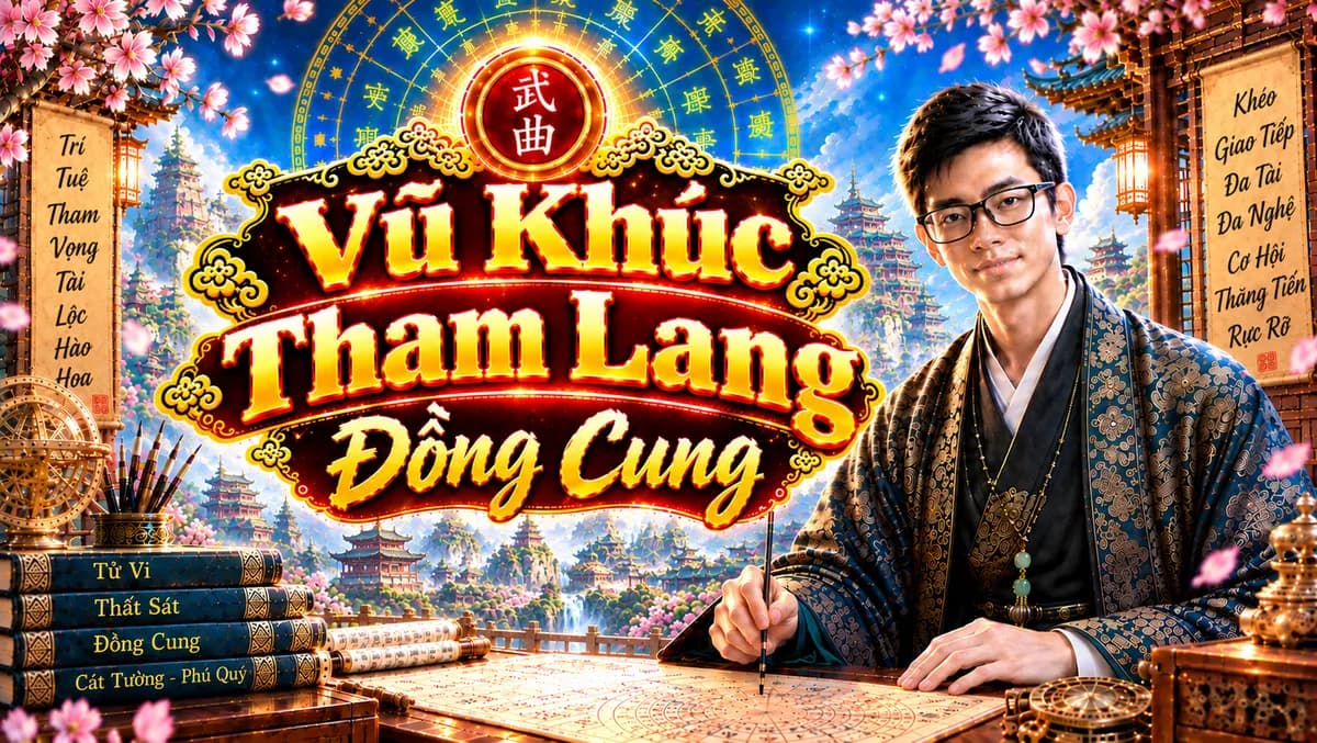 Luận giải chuyên sâu mệnh Vũ Khúc Tham Lang tại cung Sửu