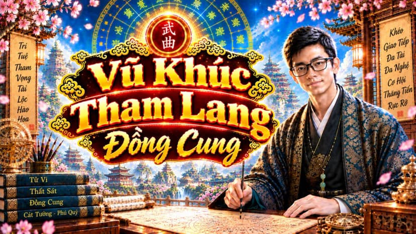 Luận giải chuyên sâu mệnh Vũ Khúc Tham Lang tại cung Sửu