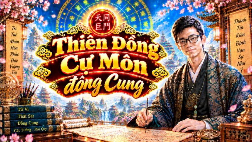 Luận giải chuyên sâu mệnh Thiên Đồng Cự Môn tại cung Mùi